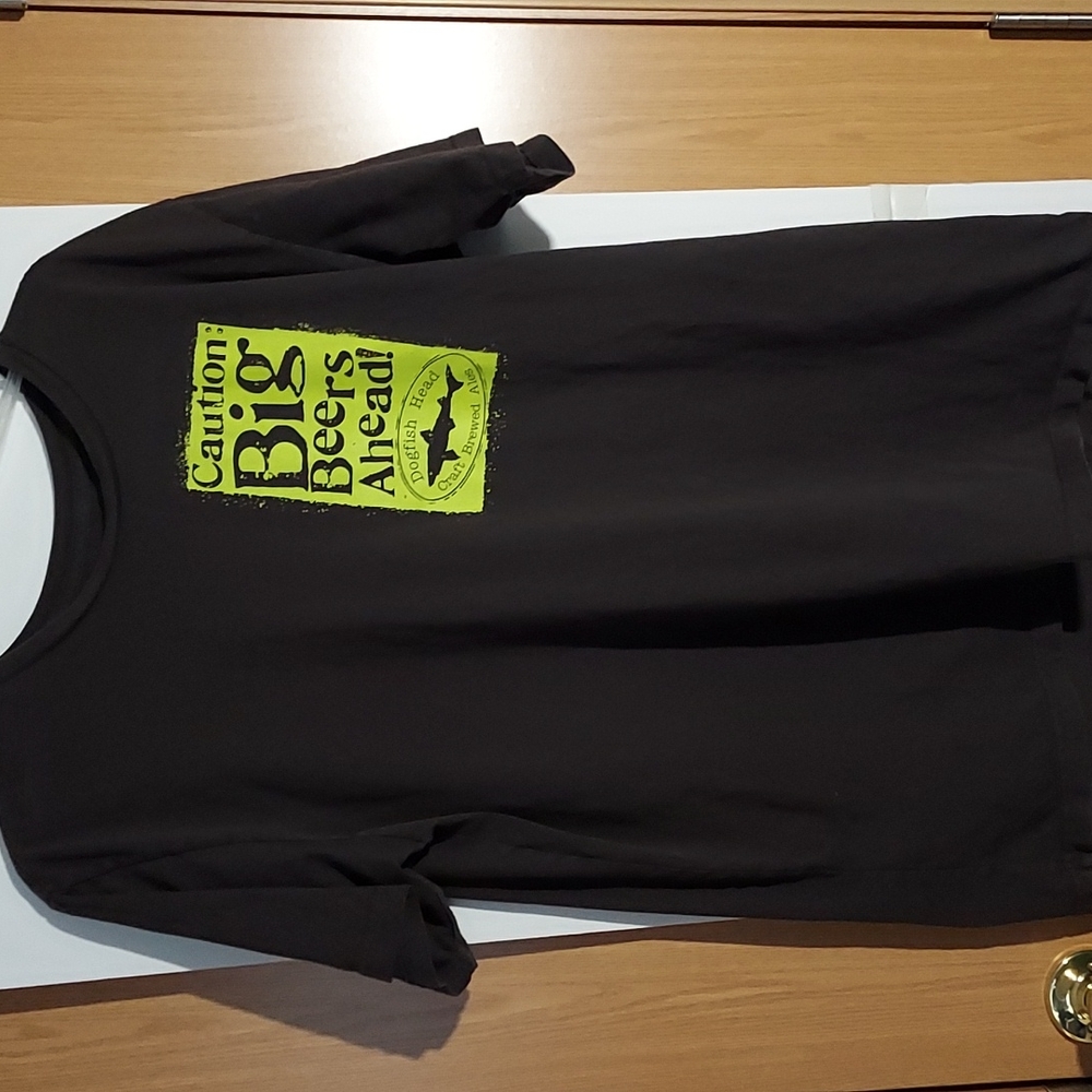 A state of Delaware dogfish head brewing Co shirt for men size xl